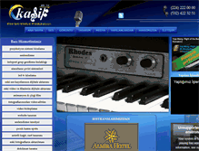 Tablet Screenshot of kasifmusic.com